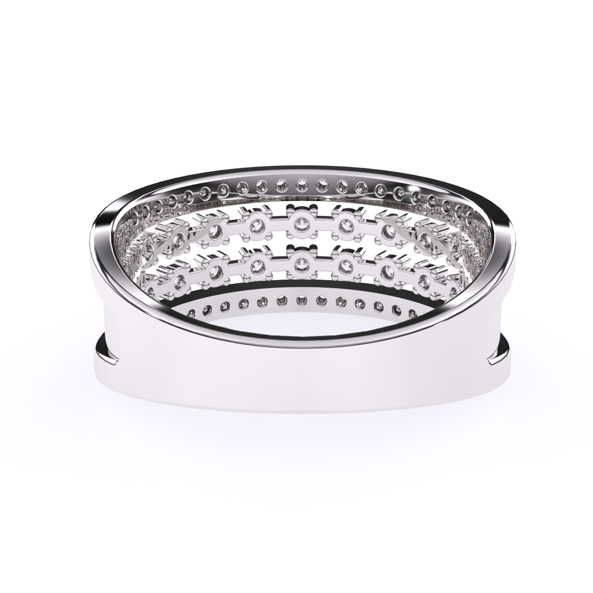 Dazzling Rose Gold and Diamond Ring For Women